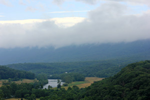 The view from Cullers Overlook after the rain 1